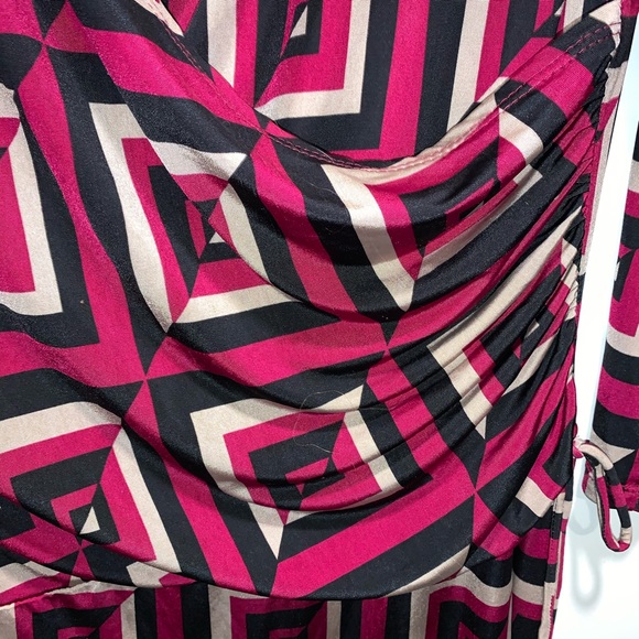 Beautiful Art Deco Wrap Dress - Picture 2 of 3